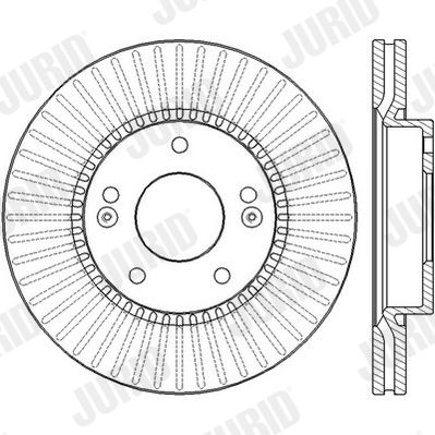 562433JC JURID Тормозной диск