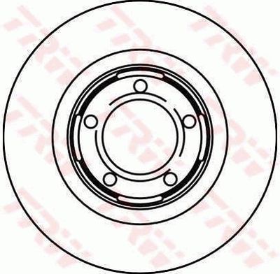 DF1733 TRW Тормозной диск