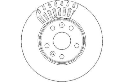 NBD1865 NATIONAL Тормозной диск