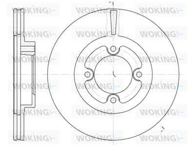 D640610 WOKING Тормозной диск