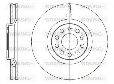 D673010 WOKING Тормозной диск