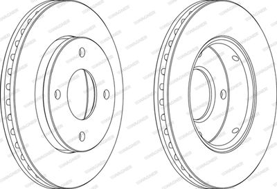 WGR16211 WAGNER Тормозной диск