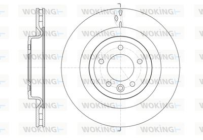 D6161410 WOKING Тормозной диск