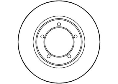 NBD281 NATIONAL Тормозной диск