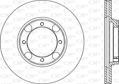 BDA119220 OPEN PARTS Тормозной диск