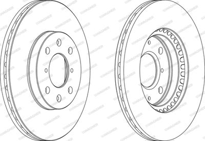 WGR15201 WAGNER Тормозной диск