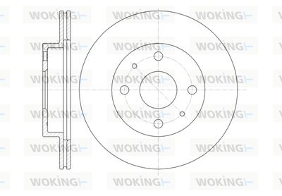 D6135510 WOKING Тормозной диск