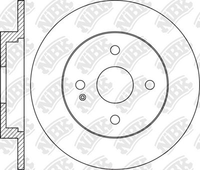 RN2064 NiBK Тормозной диск