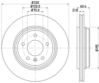 PCD21592 DON Тормозной диск