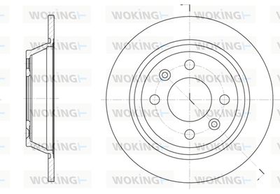 D619500 WOKING Тормозной диск