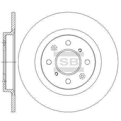 SD4134 Hi-Q Тормозной диск