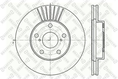 60204578VSX STELLOX Тормозной диск