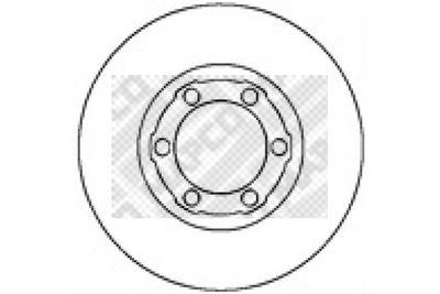 15250 MAPCO Тормозной диск