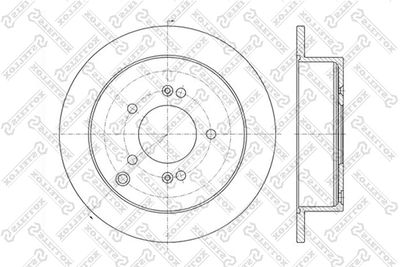 60203414SX STELLOX Тормозной диск