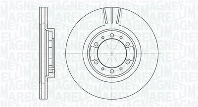 361302040402 MAGNETI MARELLI Тормозной диск