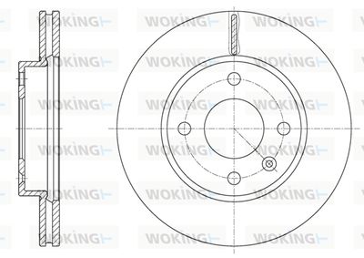 D6162410 WOKING Тормозной диск