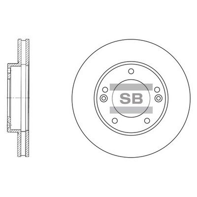 SD2026 Hi-Q Тормозной диск