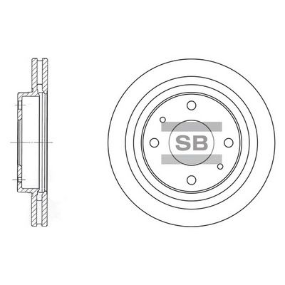 SD1045 Hi-Q Тормозной диск