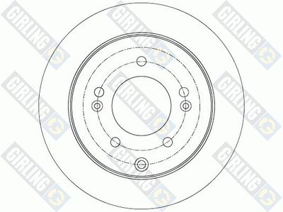 6078194 GIRLING Тормозной диск