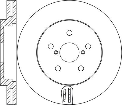 FR0355VSET FIT Тормозной диск