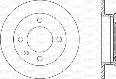 BDR115710 OPEN PARTS Тормозной диск