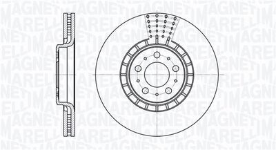 361302040498 MAGNETI MARELLI Тормозной диск