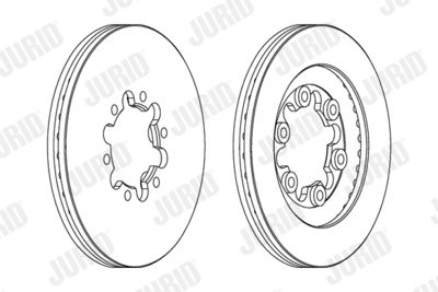 563060JC JURID Тормозной диск