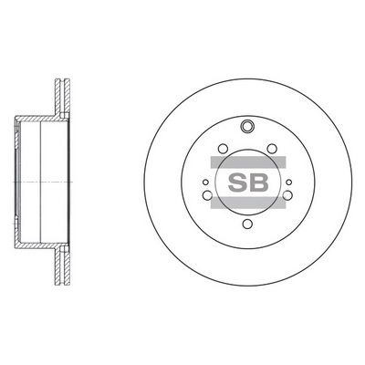 SD1026 Hi-Q Тормозной диск