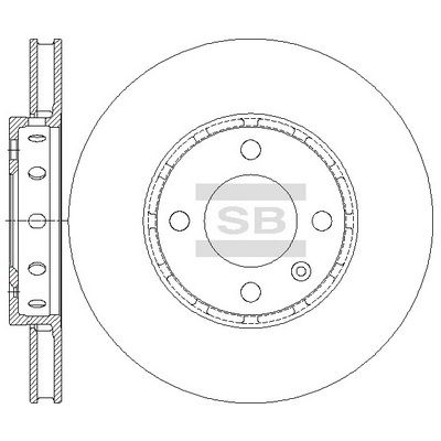 SD5415 Hi-Q Тормозной диск
