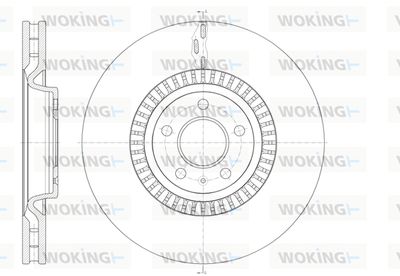 D6144610 WOKING Тормозной диск