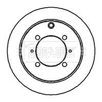BBD4196 BORG & BECK Тормозной диск