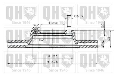 BDC3502 QUINTON HAZELL Тормозной диск