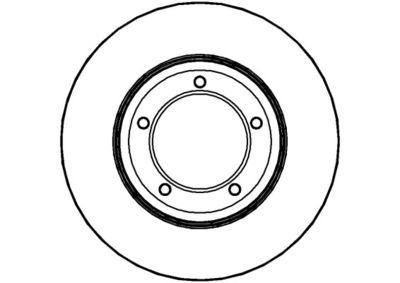 NBD194 NATIONAL Тормозной диск