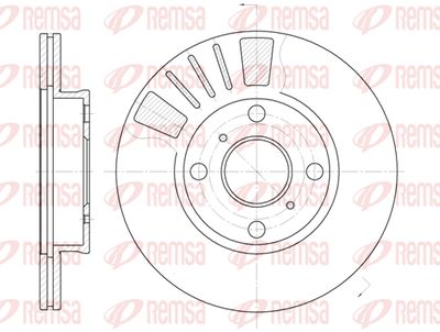 656910 REMSA Тормозной диск