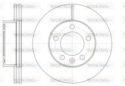 D6147510 WOKING Тормозной диск