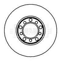 BBD4831 BORG & BECK Тормозной диск