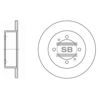 SD1064 Hi-Q Тормозной диск