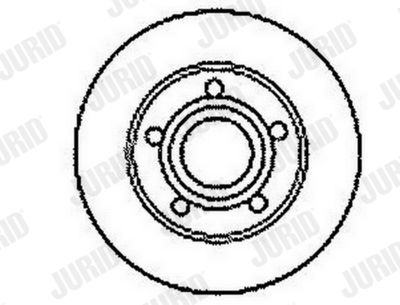 561247J JURID Тормозной диск