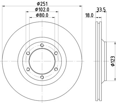 MDC620 MINTEX Тормозной диск