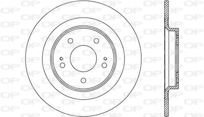 BDR271510 OPEN PARTS Тормозной диск