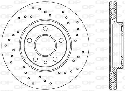 BDRS166425 OPEN PARTS Тормозной диск