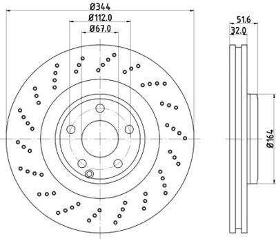 MDC2789C MINTEX Тормозной диск