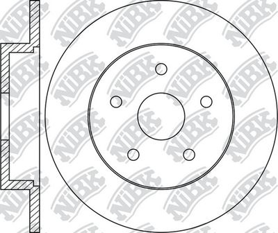 RN1159 NiBK Тормозной диск