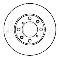 KBD4093 KEY PARTS Тормозной диск