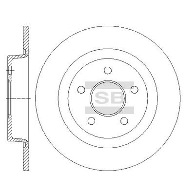 SD5309 Hi-Q Тормозной диск
