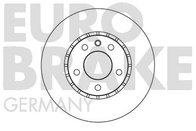 5815203612 EUROBRAKE Тормозной диск