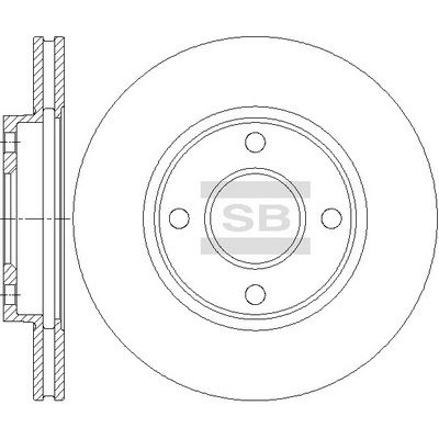 SD4431 Hi-Q Тормозной диск