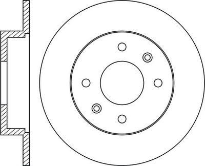 FR0150 FIT Тормозной диск