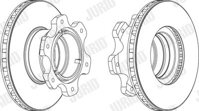 567769J JURID Тормозной диск