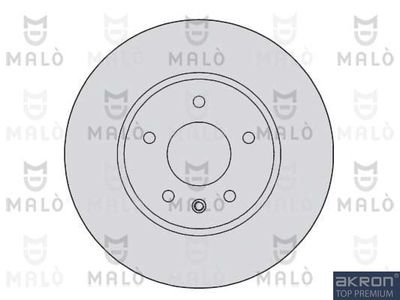 1110128 AKRON-MALÒ Тормозной диск